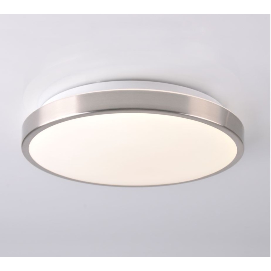 LED Ceiling light KERN LED/15W/230V nickel