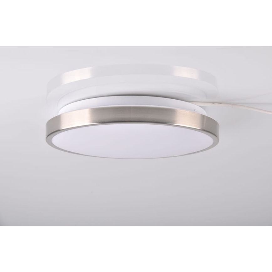 LED Ceiling light KERN LED/15W/230V nickel