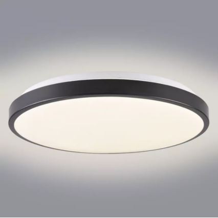 LED Ceiling light KERN LED/24W/230V black