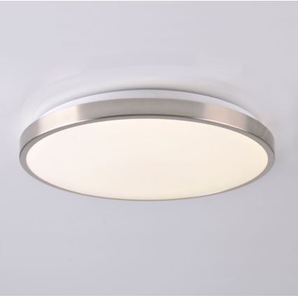 LED Ceiling light KERN LED/24W/230V nickel