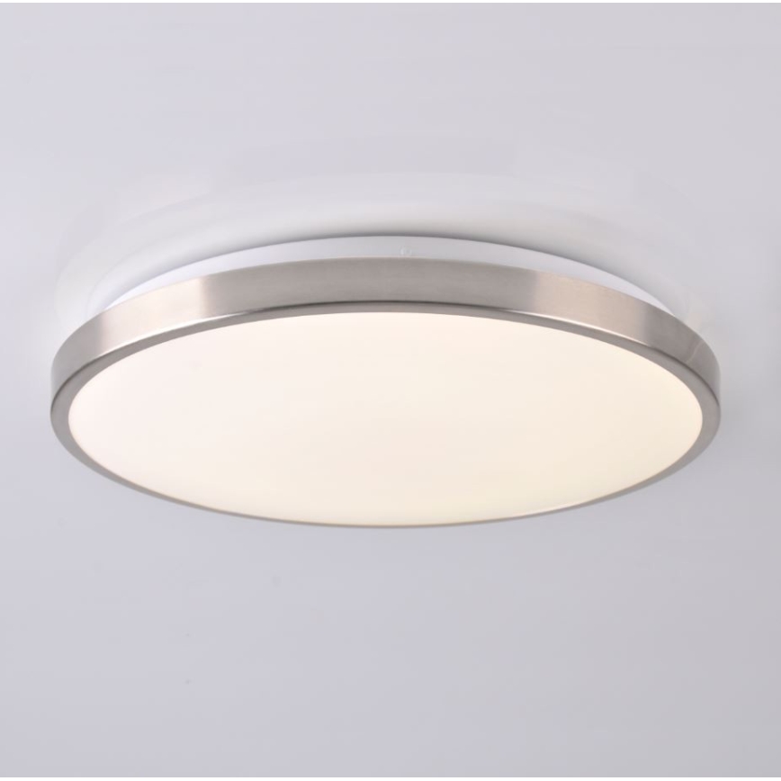LED Ceiling light KERN LED/24W/230V nickel