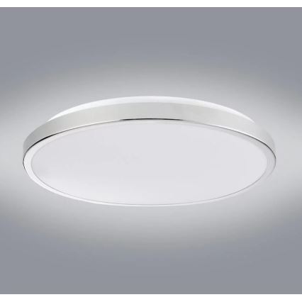 LED Ceiling light KERN LED/24W/230V d. 40 cm shiny chrome