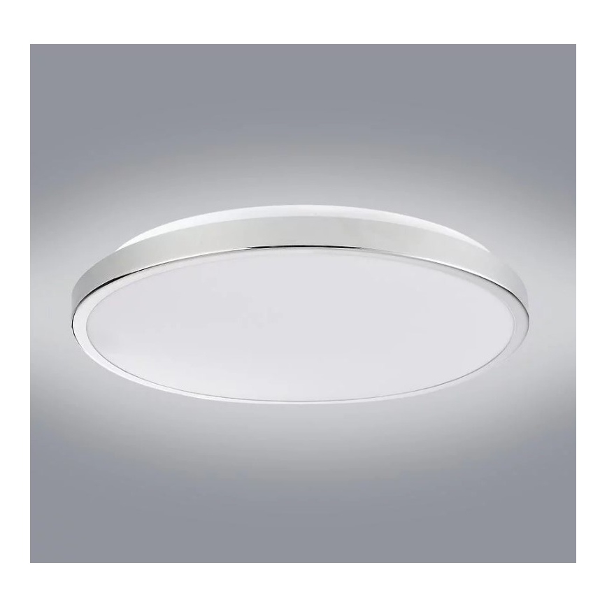 LED Ceiling light KERN LED/24W/230V d. 40 cm shiny chrome