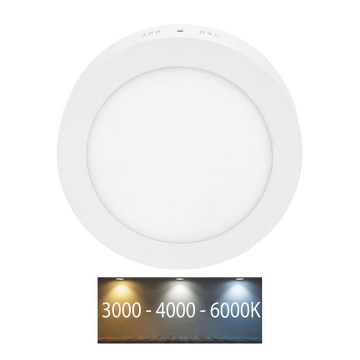 LED Ceiling light LADA LED/12W/230V 3000/4000/6000K d. 17 cm white