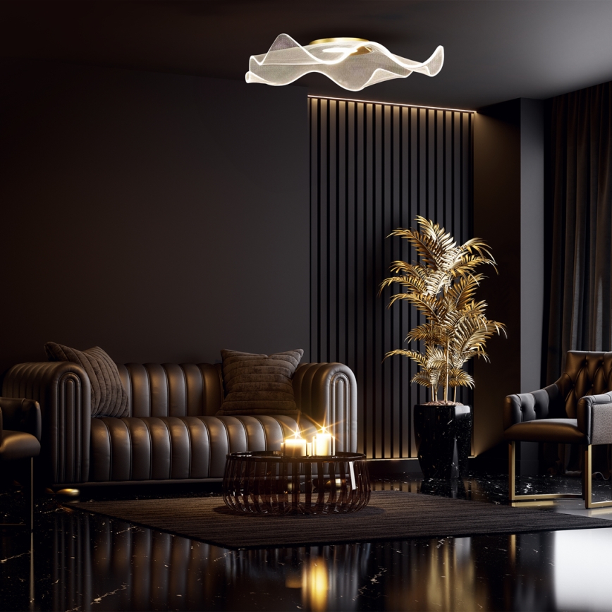 LED Ceiling light LARGO LED/16W/230V gold