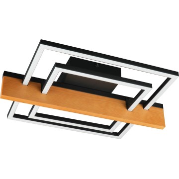 LED Ceiling Light LARYSA LED/23W/230V 35x45 pine