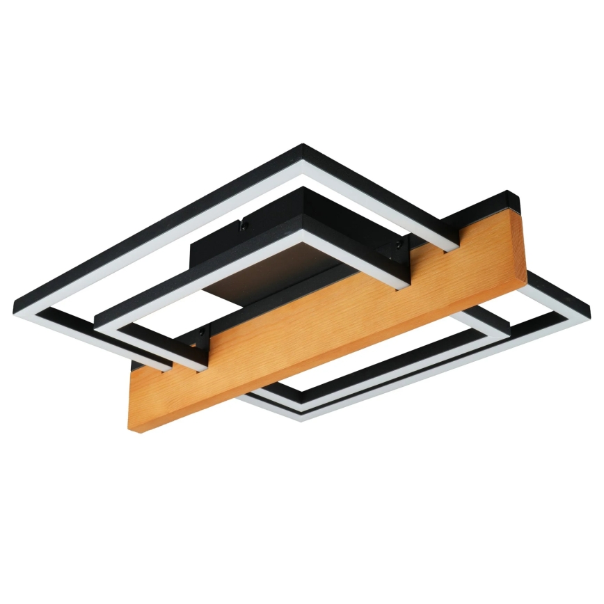 LED Ceiling Light LARYSA LED/23W/230V 35x45 pine