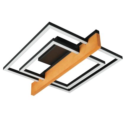 LED Ceiling Light LARYSA LED/23W/230V 35x45 pine