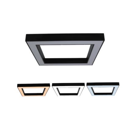 LED Ceiling Light LED/100W/230V 3000/4000/6500K 80x80 cm black