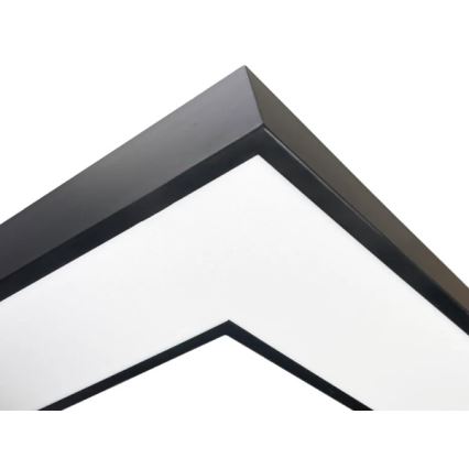 LED Ceiling Light LED/100W/230V 3000/4000/6500K 80x80 cm black