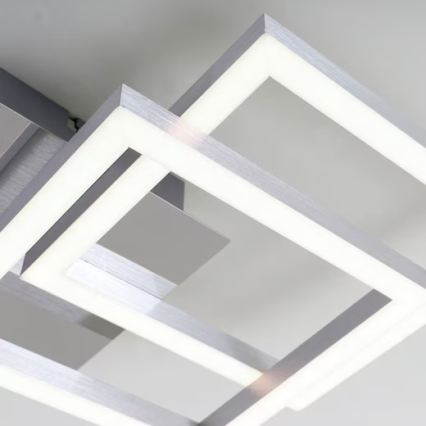 LED Ceiling Light LED/10W/230V 3000K Matte Chrome