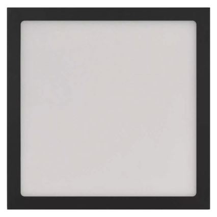 LED Ceiling light NEXXO LED/12,5W/230V 3000/3500/4000K 17x17 cm black