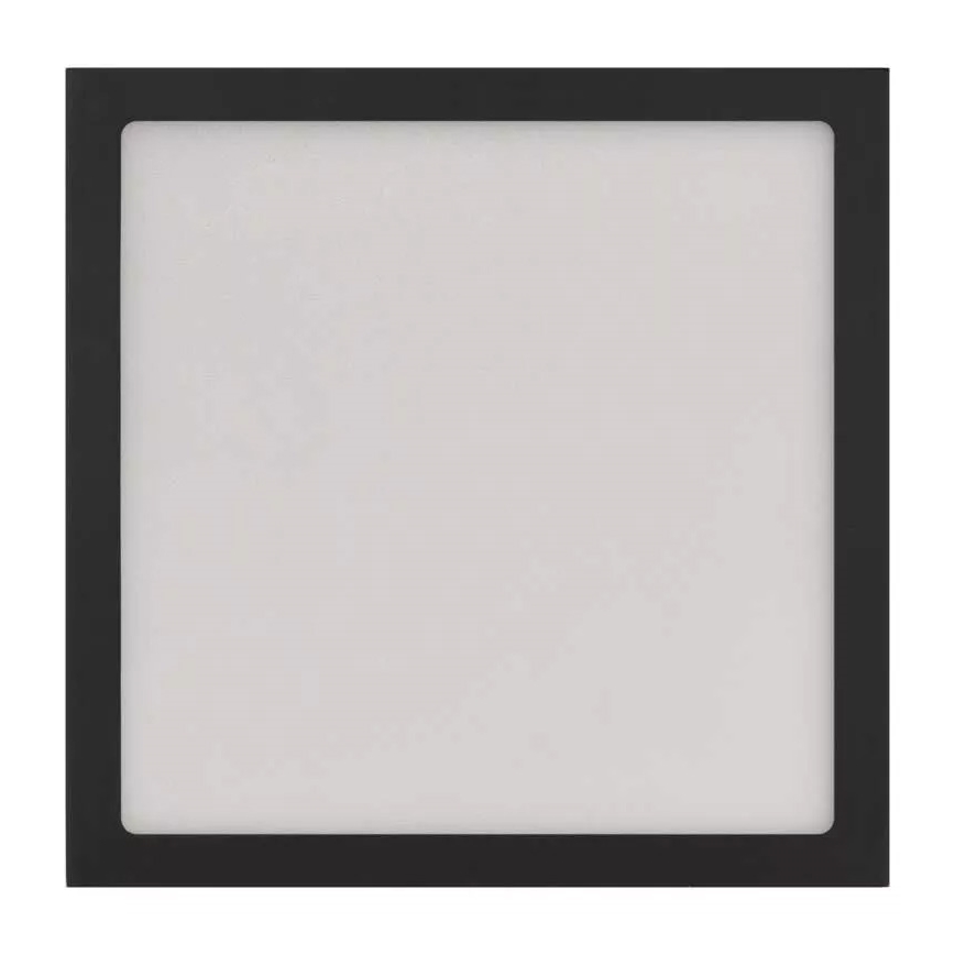LED Ceiling light NEXXO LED/12,5W/230V 3000/3500/4000K 17x17 cm black