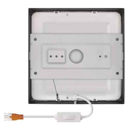LED Ceiling light NEXXO LED/12,5W/230V 3000/3500/4000K 17x17 cm black
