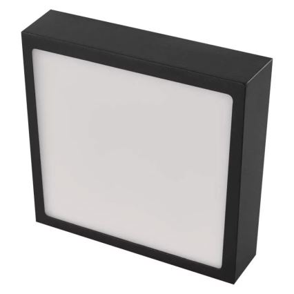 LED Ceiling light NEXXO LED/12,5W/230V 3000/3500/4000K 17x17 cm black