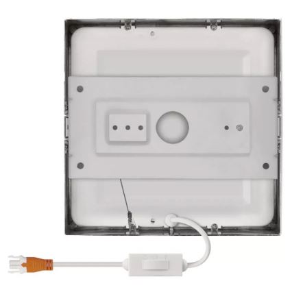 LED Ceiling light NEXXO LED/12,5W/230V 3000/3500/4000K 17x17 cm shiny chrome