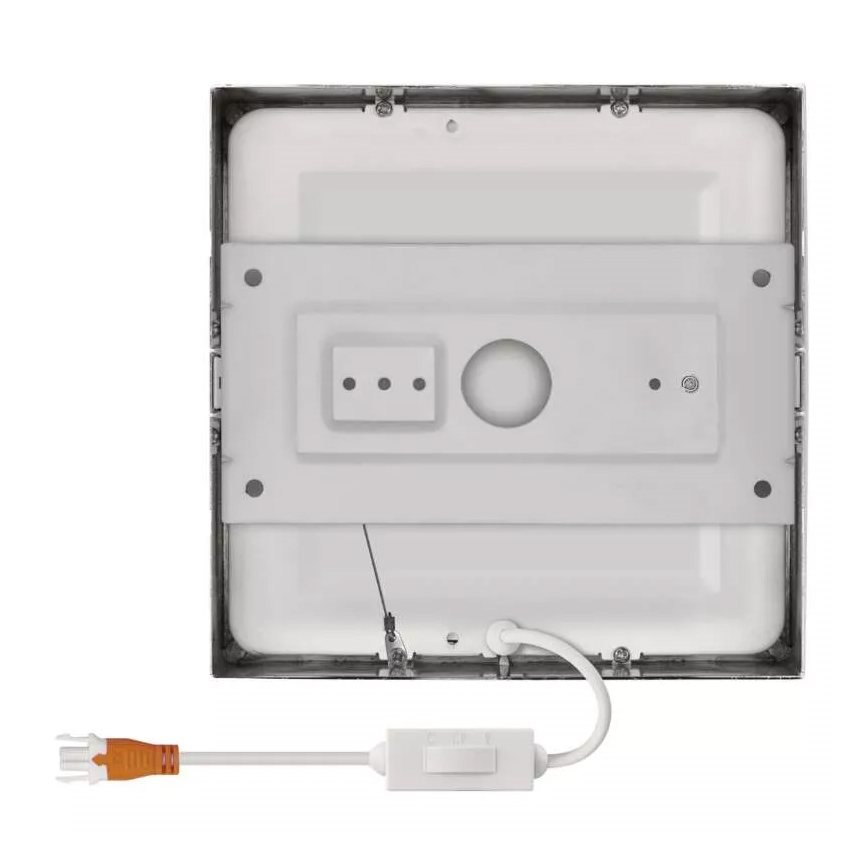 LED Ceiling light NEXXO LED/12,5W/230V 3000/3500/4000K 17x17 cm shiny chrome
