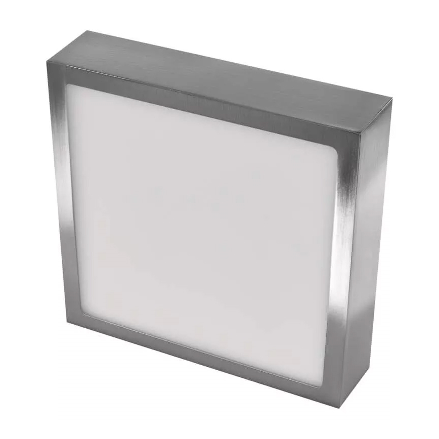 LED Ceiling light NEXXO LED/12,5W/230V 3000/3500/4000K 17x17 cm shiny chrome