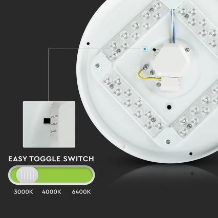 LED Ceiling light LED/12W/230V 26cm 3000K/4000K/6400K