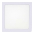 LED Ceiling light LED/12W/230V 2700K 16,3x16,3 cm white