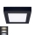 LED Ceiling light LED/12W/230V 3000/4000/6000K black angular