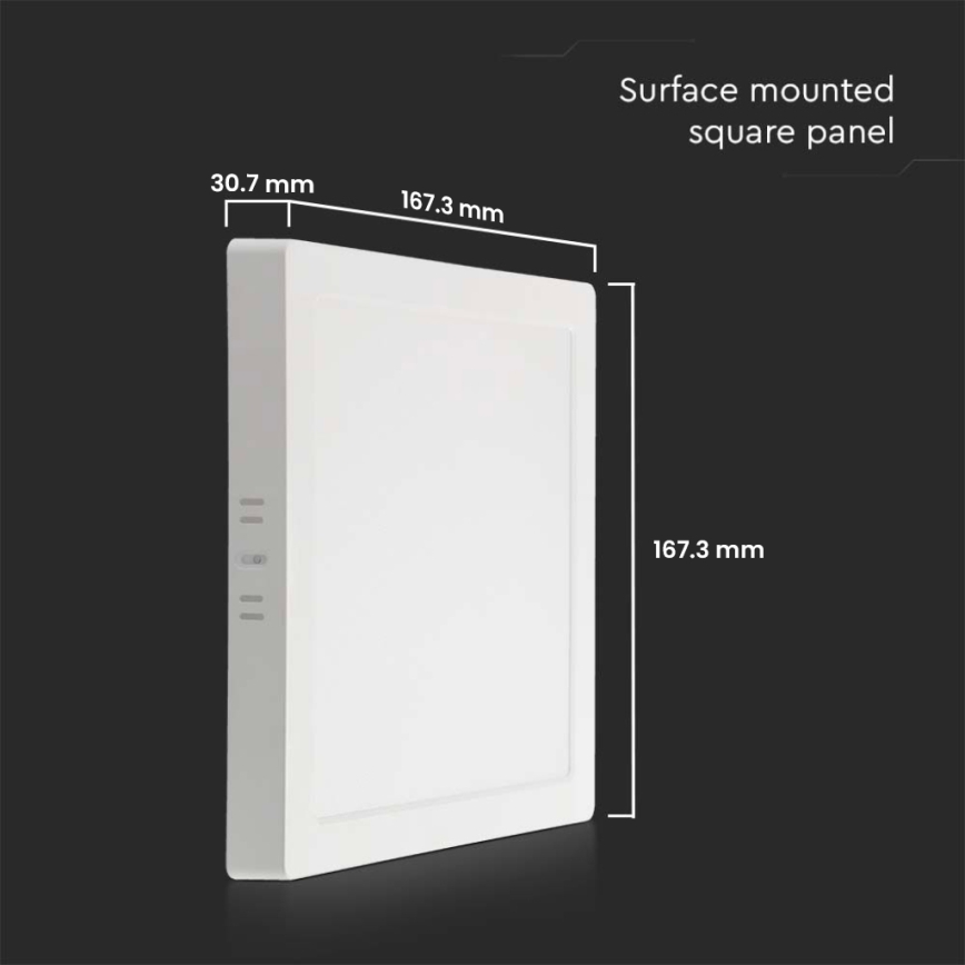 LED Ceiling light LED/12W/230V 6500K 16,7x16,7 cm white