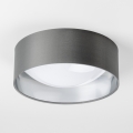 LED Ceiling Light LED/12W/230V Ø 32 cm gray/silver