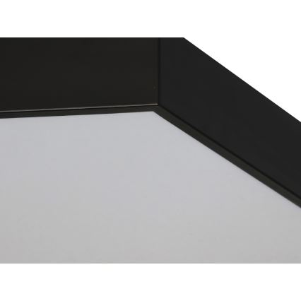 LED Ceiling Light LED/135W/230V 3000/4000/6500K Ø 80 cm Black