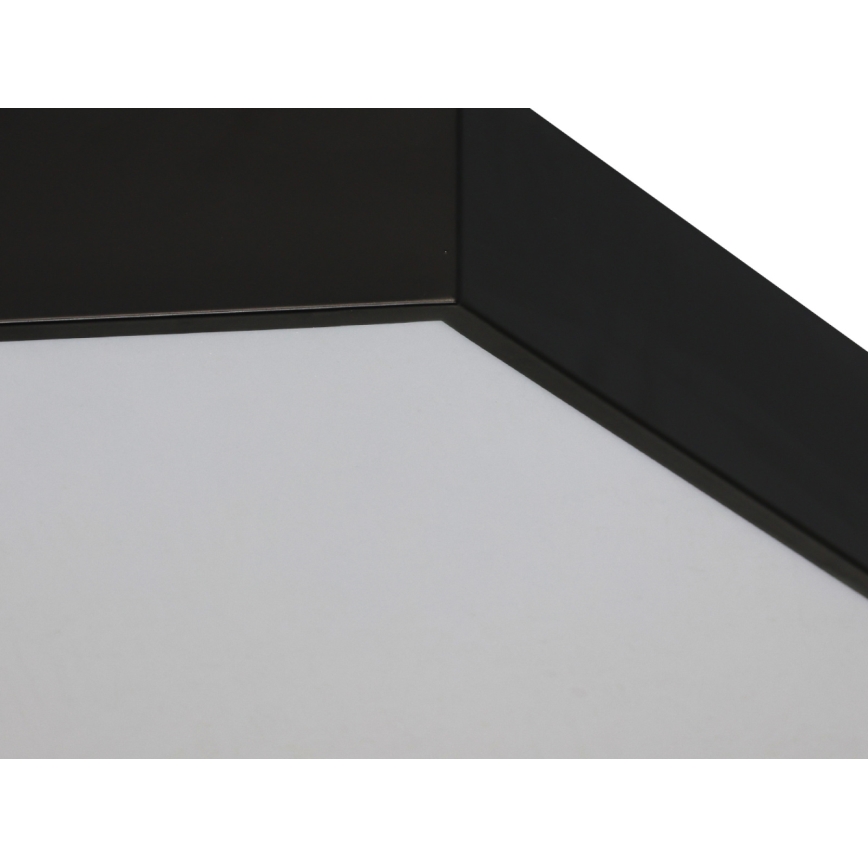 LED Ceiling Light LED/135W/230V 3000/4000/6500K Ø 80 cm Black