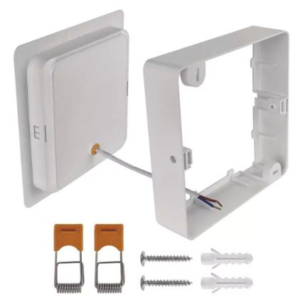 LED Ceiling light LED/18W/230V 17x17 cm white