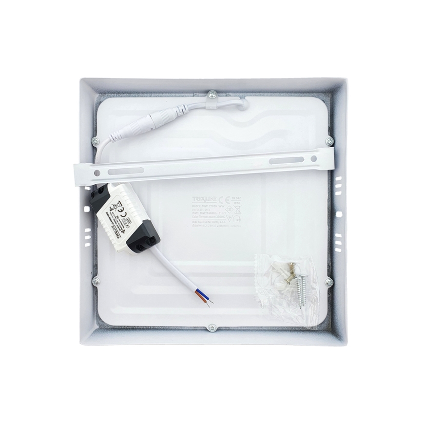 LED Ceiling light LED/18W/230V 2700K 21x21 cm white
