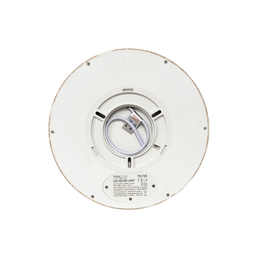 LED ceiling light LED/18W/230V 3000/4000/6500K Ø 23 cm beige