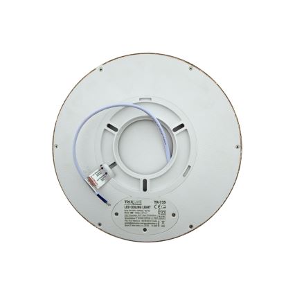 LED Ceiling Light LED/18W/230V 3000/4000/6500K Ø 23 cm Brown