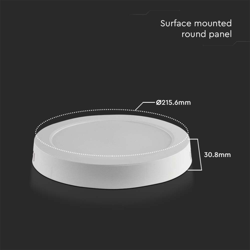 LED Ceiling light LED/18W/230V 3000K white