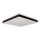 LED Ceiling light LED/18W/230V 4000K 35x35 cm black