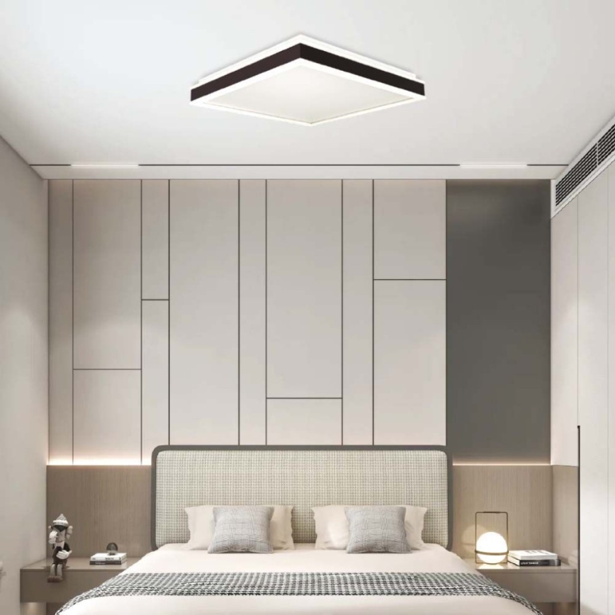 LED Ceiling light LED/18W/230V 4000K 35x35 cm black