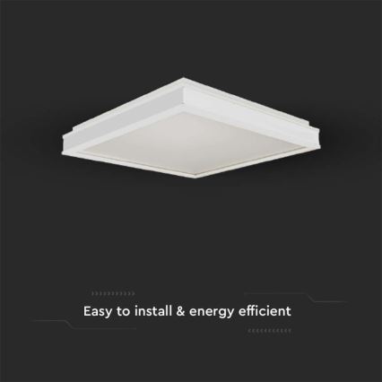 LED Ceiling light LED/18W/230V 4000K 35x35 cm white