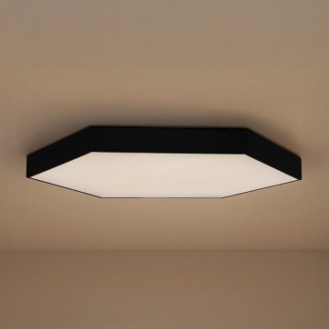 LED Ceiling Light LED/200W/230V 3000/4000/6500K Ø 100 cm Black
