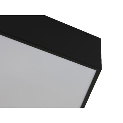 LED Ceiling Light LED/200W/230V 3000/4000/6500K Ø 100 cm Black
