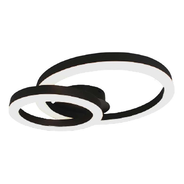 LED Ceiling light LED/20W/230V 3000K black