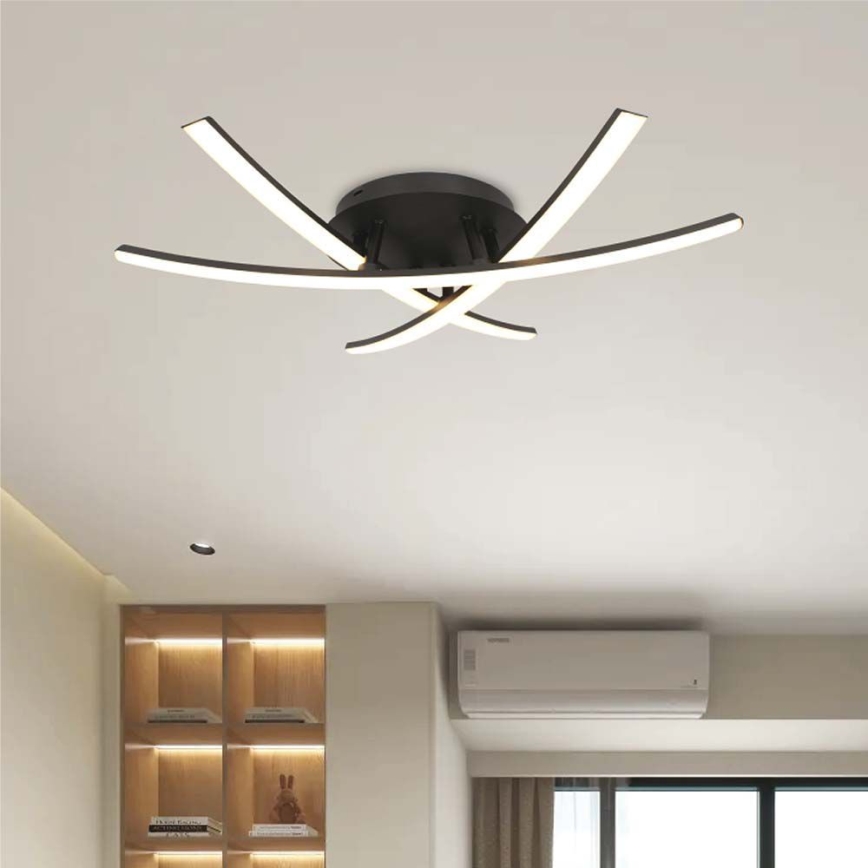 LED Ceiling light LED/20W/230V 3000K black