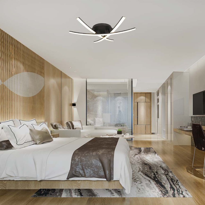 LED Ceiling light LED/20W/230V 3000K black
