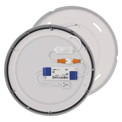 LED Ceiling light NEXXO LED/21W/230V 3000/3500/4000K d. 22,5 cm shiny chrome