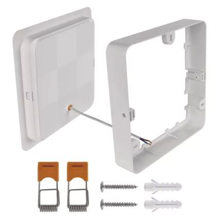 LED Ceiling light LED/24W/230V 22x22 cm white