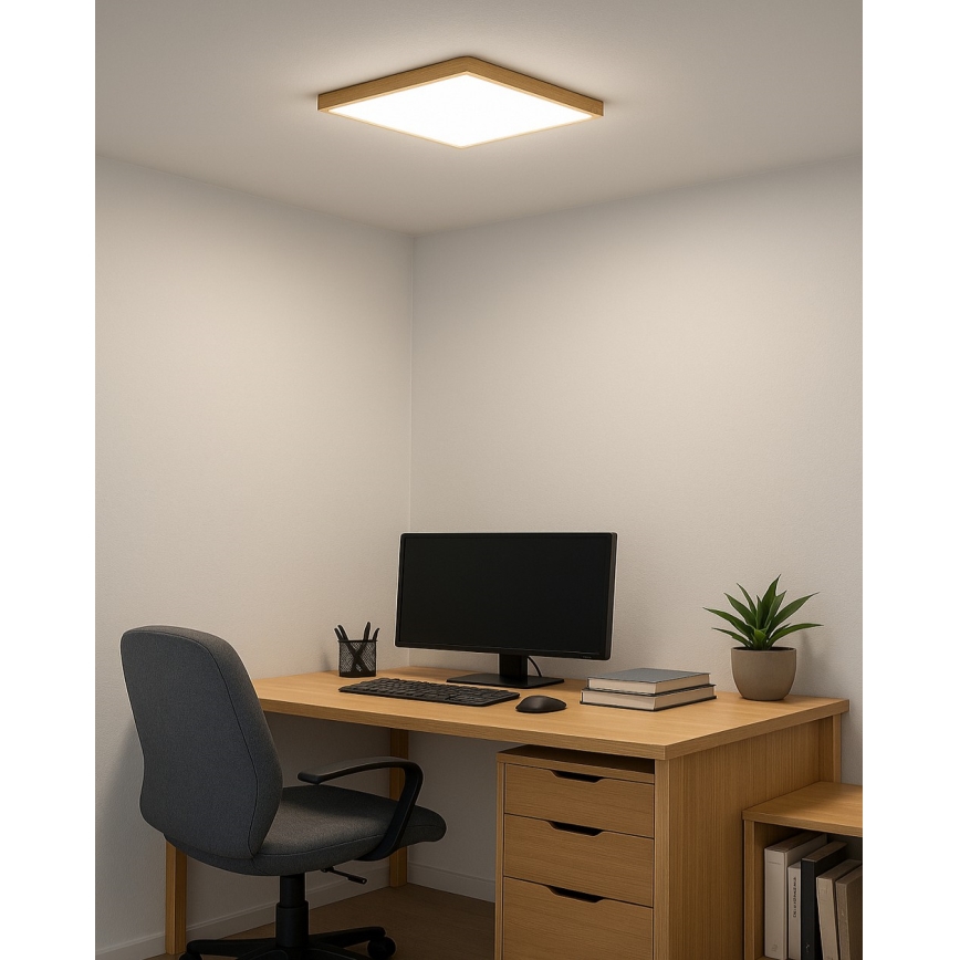 LED Ceiling Light LED/24W/230V 3000/4000/6500K 30x30 cm beige
