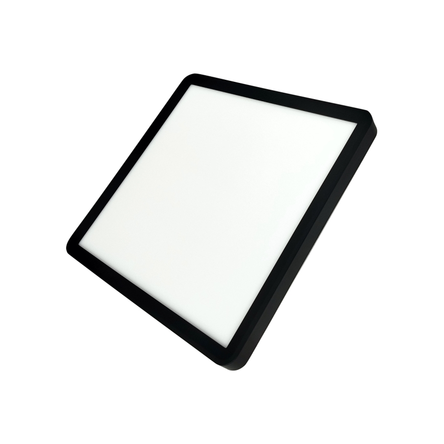 LED Ceiling Light LED/24W/230V 3000/4000/6500K 30x30 cm black