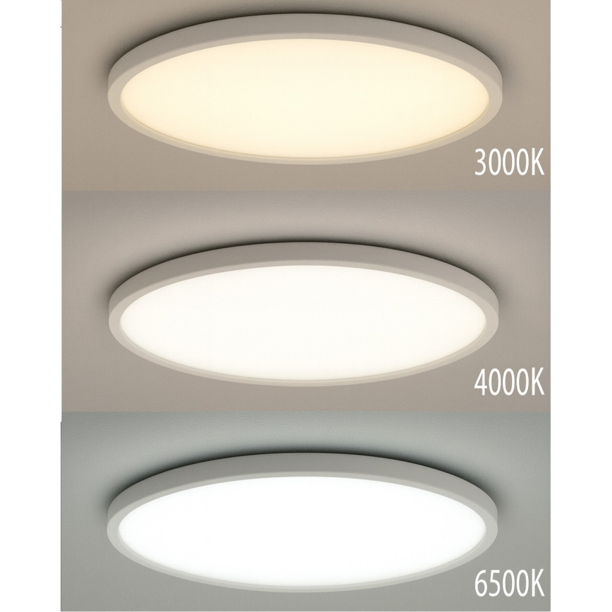LED Ceiling Light LED/24W/230V 3000/4000/6500K dia. 30 cm White