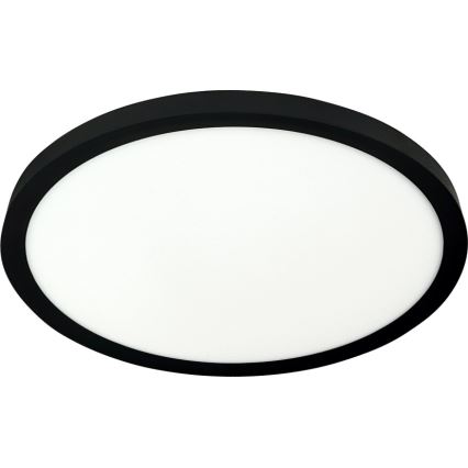LED Ceiling Light LED/24W/230V 3000/4000/6500K Ø 30 cm Black