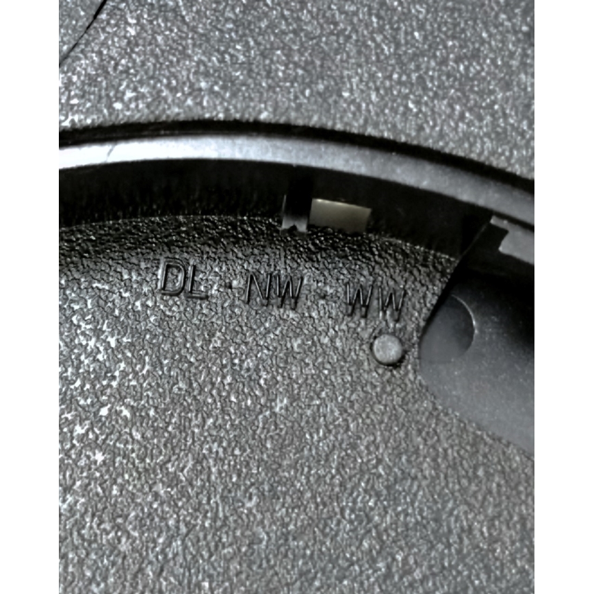 LED Ceiling Light LED/24W/230V 3000/4000/6500K Ø 30 cm Black