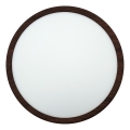 LED Ceiling Light LED/24W/230V 3000/4000/6500K Ø 30 cm Brown